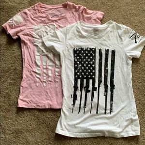 Grunt Style Rifle Flag T’s, like new condition